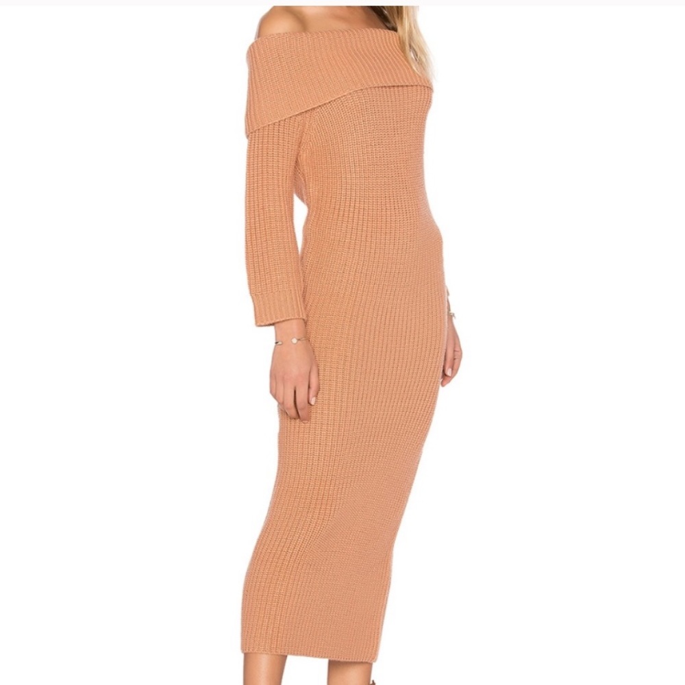 TULAROSA Pia Knit Dress in Rose (blush)